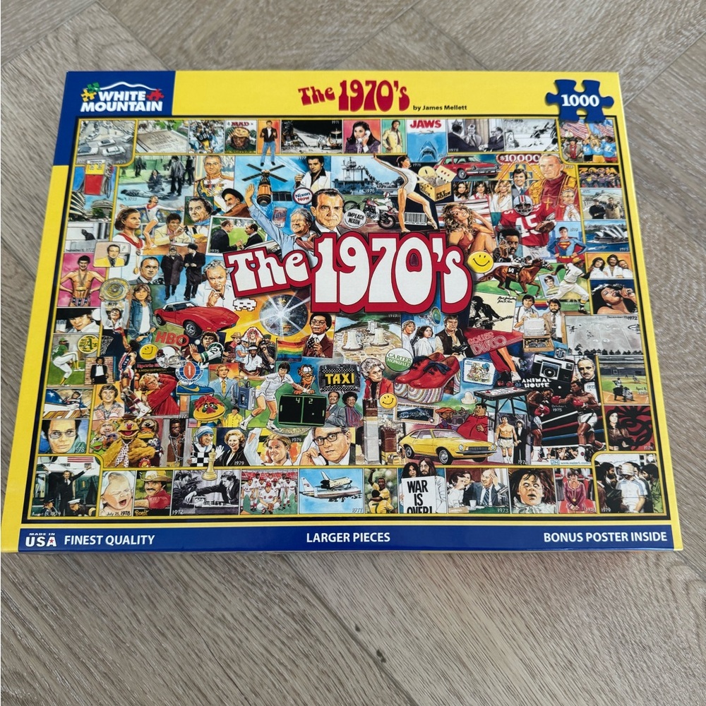 White Mountain 1970’s 1000 Piece Puzzle